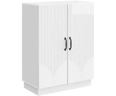 Kabalas Itin blizgi balta 66 x 34,5 x 87 cm Apdirbta mediena