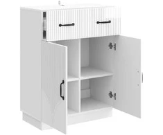 Kabalas Itin blizgi balta 66 x 34,5 x 87 cm Apdirbta mediena