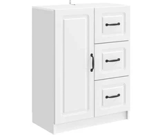 Kabalas Itin blizgi balta 66 x 34,5 x 87 cm Apdirbta mediena
