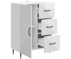 Kabalas Itin blizgi balta 66 x 34,5 x 89,5 cm Apdirbta mediena