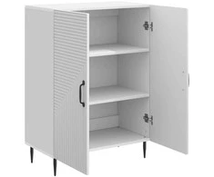 Kabalas Itin blizgi balta 66 x 34,5 x 89,5 cm Apdirbta mediena