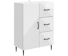 Kabalas Itin blizgi balta 66 x 34,5 x 89,5 cm Apdirbta mediena