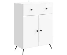 Kabalas Itin blizgi balta 66 x 34,5 x 90 cm Apdirbta mediena