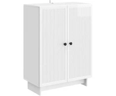 Kabalas Itin blizgi balta 66 x 34,5 x 90 cm Apdirbta mediena