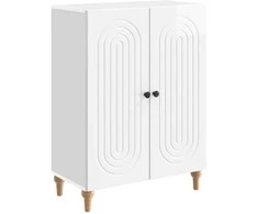 Kabalas Itin blizgi balta 66 x 34,5 x 90 cm Apdirbta mediena