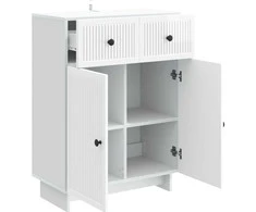 Kabalas Itin blizgi balta 66 x 34,5 x 90 cm Apdirbta mediena