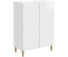 Kabalas Itin blizgi balta 66 x 34,5 x 90 cm Apdirbta mediena