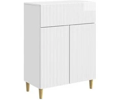 Kabalas Itin blizgi balta 66 x 34,5 x 90 cm Apdirbta mediena