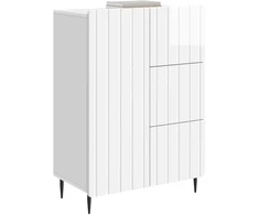 Kabalas Itin blizgi balta 66 x 34,5 x 91,5 cm Apdirbta mediena