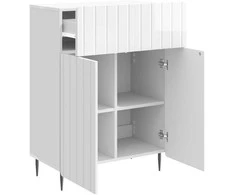 Kabalas Itin blizgi balta 66 x 34,5 x 92 cm Apdirbta mediena