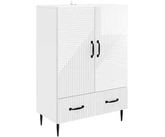 Kabalas Itin blizgi balta 66 x 34,5 x 95 cm Apdirbta mediena