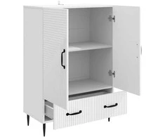 Kabalas Itin blizgi balta 66 x 34,5 x 95 cm Apdirbta mediena