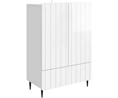 Kabalas Itin blizgi balta 66 x 34,5 x 97 cm Apdirbta mediena