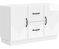 Kabalas Itin blizgi balta 89 x 34,5 x 57 cm Apdirbta mediena