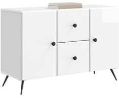 Kabalas Itin blizgi balta 89 x 34,5 x 60 cm Apdirbta mediena