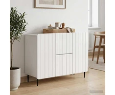Kabalas Itin blizgi balta 89 x 34,5 x 62 cm Apdirbta mediena
