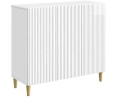 Kabalas Itin blizgi balta 89 x 34,5 x 80 cm Apdirbta mediena