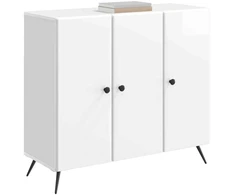 Kabalas Itin blizgi balta 89 x 34,5 x 80 cm Apdirbta mediena