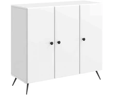 Kabalas Itin blizgi balta 89 x 34,5 x 80 cm Apdirbta mediena