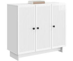 Kabalas Itin blizgi balta 89 x 34,5 x 80 cm Apdirbta mediena