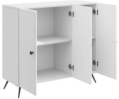 Kabalas Itin blizgi balta 89 x 34,5 x 80 cm Apdirbta mediena