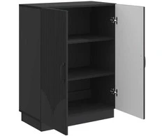 Kabalas Juoda 66 x 34,5 x 87 cm Apdirbta mediena