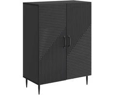 Kabalas Juoda 66 x 34,5 x 89,5 cm Apdirbta mediena
