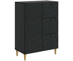 Kabalas Juoda 66 x 34,5 x 90 cm Apdirbta mediena