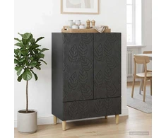 Kabalas Juoda 66 x 34,5 x 95 cm Apdirbta mediena