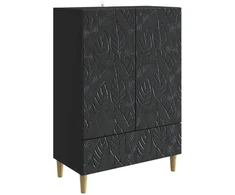 Kabalas Juoda 66 x 34,5 x 95 cm Apdirbta mediena