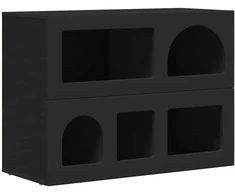 Kabalas Juoda 80.5 x 35 x 59 cm Apdirbta mediena