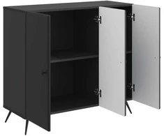Kabalas Juoda 89 x 34,5 x 80 cm Apdirbta mediena