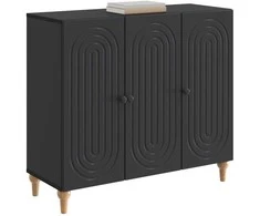 Kabalas Juoda 89 x 34,5 x 80 cm Apdirbta mediena