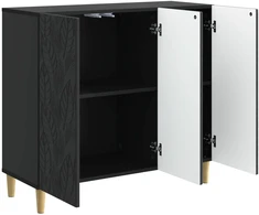 Kabalas Juoda 89 x 34,5 x 80 cm Apdirbta mediena
