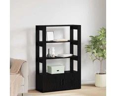 Kabalas juoda ąžuolo 30 x 80 x 119.5 cm Apdirbta mediena