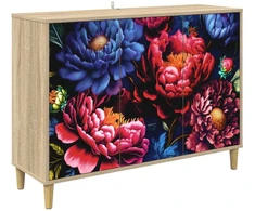 Kabalas KIEL Sonoma ąžuolo 102 x 33 x 75 cm Apdirbta mediena