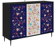 Kabalas MAINZ Juodojo ąžuolo 102 x 33 x 76 cm Apdirbta mediena