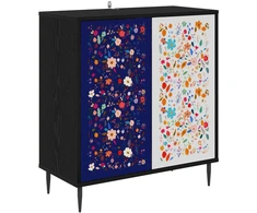 Kabalas MAINZ Juodojo ąžuolo 69 x 33 x 76 cm Apdirbta mediena