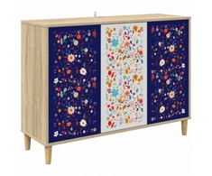Kabalas MAINZ Sonoma ąžuolo 102 x 33 x 75 cm Apdirbta mediena