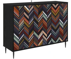 Kabalas OMMEN Juodojo ąžuolo 102 x 33 x 76 cm Apdirbta mediena