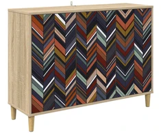 Kabalas OMMEN Sonoma ąžuolo 102 x 33 x 75 cm Apdirbta mediena