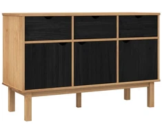 Kabalas OTTA Ruda ir juoda 114 x 43 x 73,5 cm