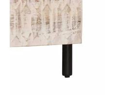 Kabalas su saugykla Baltos skalbimo apdaila 80 x 33 x 75 cm