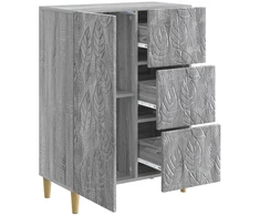 Kabalas Pilka Sonoma 66 x 34,5 x 90 cm Apdirbta mediena