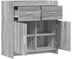 Kabalas Pilka Sonoma 75 x 36 x 80 cm Apdirbta mediena