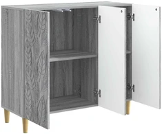 Kabalas Pilka Sonoma 89 x 34,5 x 80 cm Apdirbta mediena