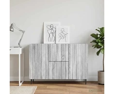 Kabalas Pilka sonoma ąžuolo 89 x 34,5 x 62 cm Apdirbta mediena