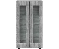 Kabalas su lentyna FLORIN Pilkas Sonoma 55,5 x 29 x 100 cm