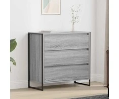 Kabalas Pilkas Sonoma 79 x 36 x 75.5 cm Apdirbta mediena
