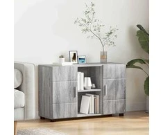 Kabalas su lentyna FLORIN Pilkas Sonoma 88,5 x 30,5 x 55,5 cm